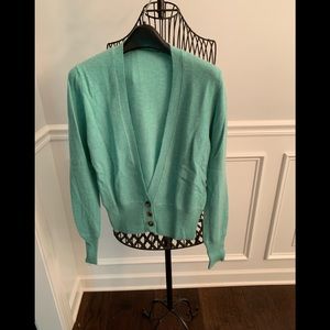 Scottish green cardigan